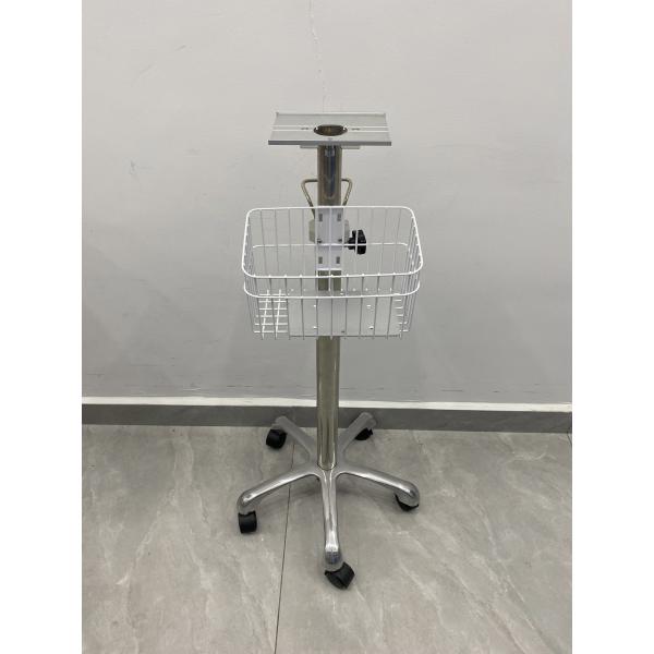 Medical hospital trolley for patient monitor vital sign monitor