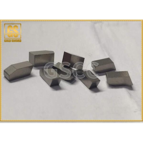 Gray Sintered Tungsten Carbide Saw Tips Nickel Coated For Wood Cutting