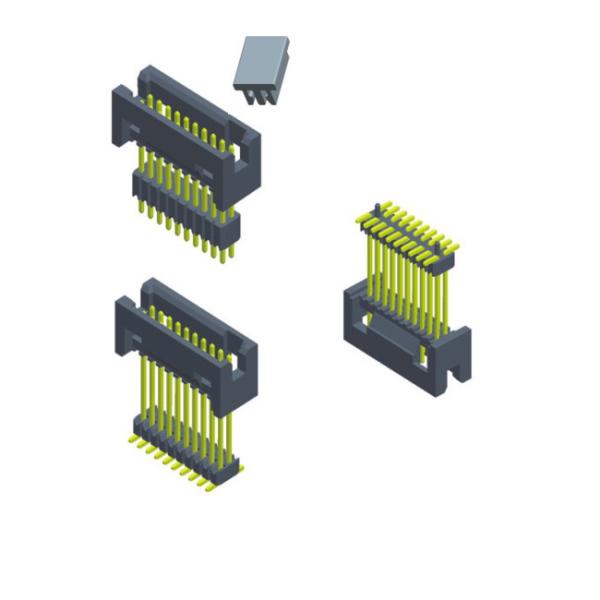 High Flatness Box Header Connector SMT 1.27mm Pitch Height 5.7+2.5