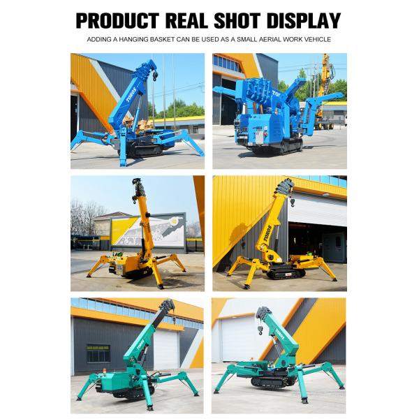Telescopic Compact Spider Crane With Maximum Underground Head Of 20.5m