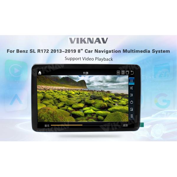 Viknav 8Inch Android Car Radio With Screen Multimedia Player For Mercedes Benz SL SLK SLC R172 2013-2019 GPS 2Din NTG5.0