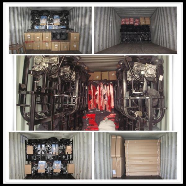 Differential Axle Cargo Motor Tricycle With Open Body Heightening Carriage