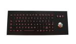 IK09 Vandal Resistant Industrial Keyboard With Trackball