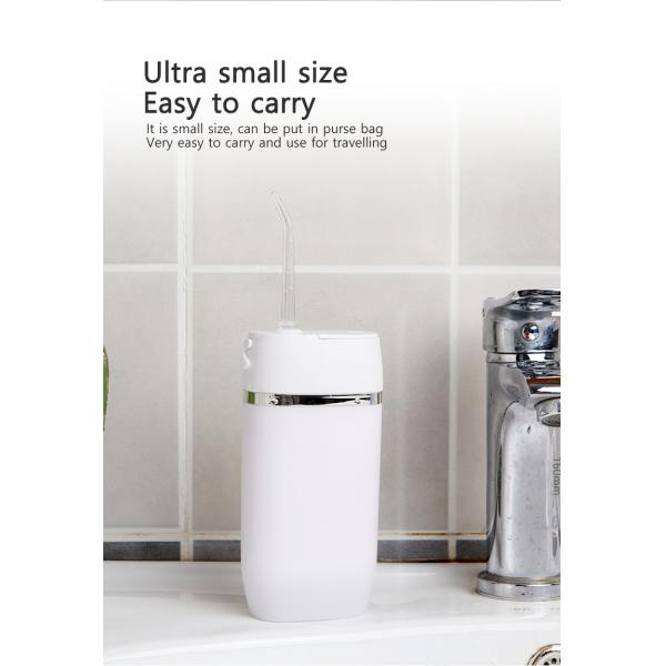 Mini Ipx7 165ml Water Tank Water Flosser Oral Irrigator With 2 Tips
