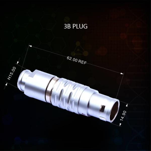 IP68/IP67 3B waterproof 2 4 6 8 12 Pin Male female Connector Self-locking connectors