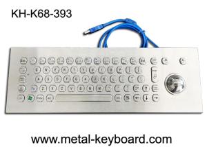 Buy cheap FCC IP65 Panel Mount Computer Keyboard With 45mm Trackball product