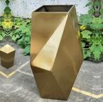 Stainless steel new white rectangular planters box with legs