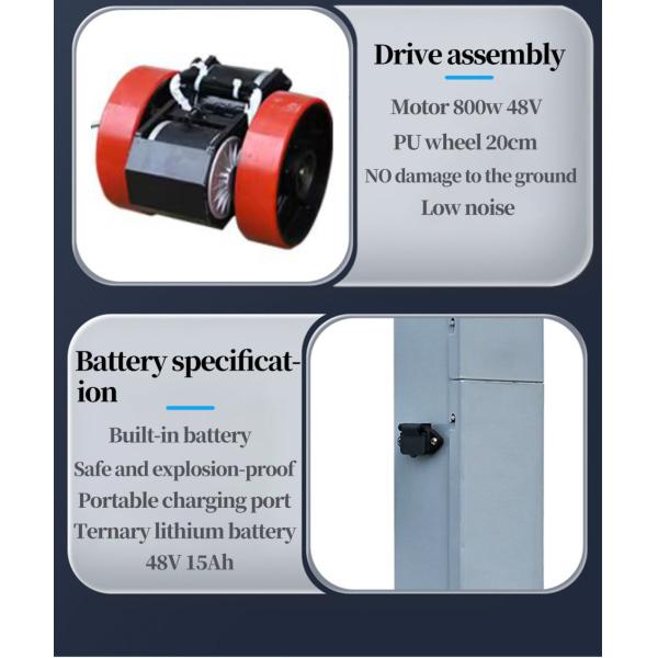 Factory Price Electric Walkie Stacker Truck Semi Electric Pallet Lift Stacker Forklift