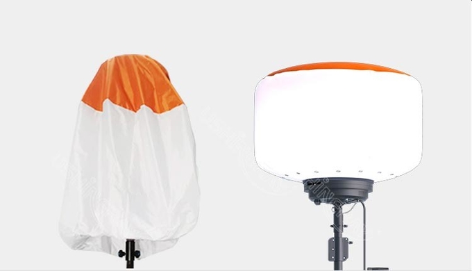 Portable Movable 800W Balloon Light Tower High Brightness For Construction Sites Roadworks Temporary Work Light