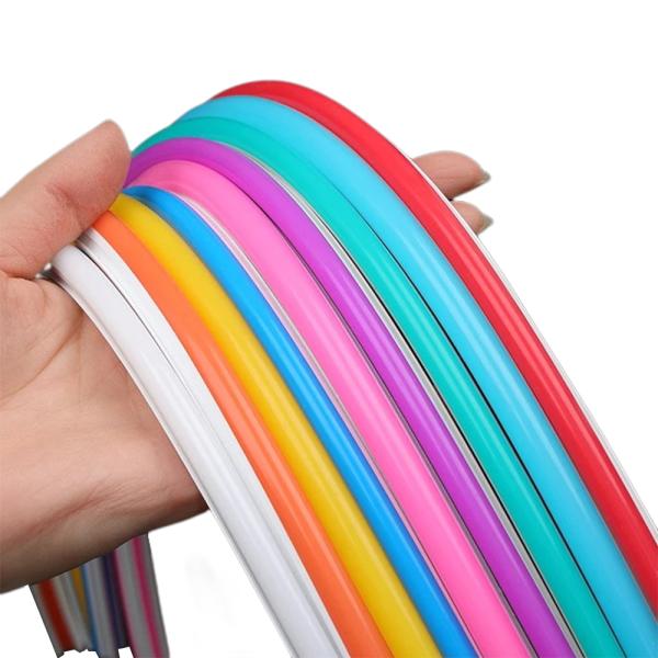Silicone Separated Led Neon Flex Size in 6mm 8mm 10mm S Shape Led Strip 5V 12V Single Color
