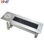BNT Factory customized hidden table design desk electrical flip up mounted