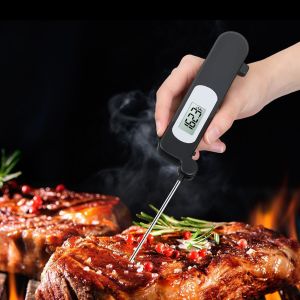 Foldable Probe BBQ 392F LFGB Instant Read Meat Thermometer