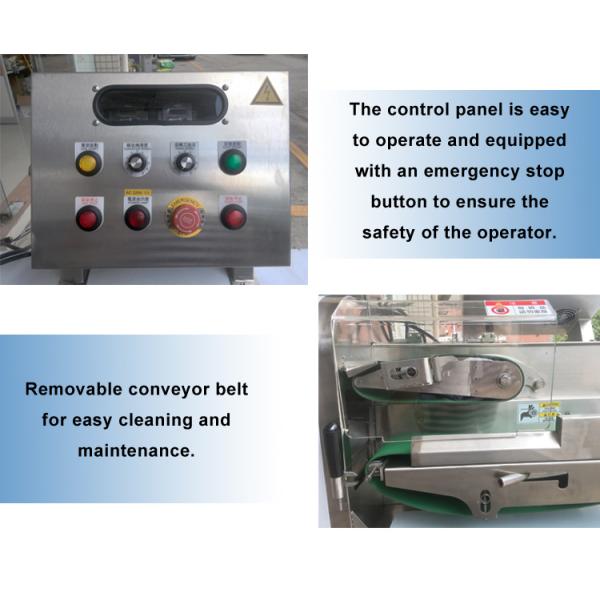 Double Heads Multi Function Onion Cutter Equipment / Electric Cabbage Slicer