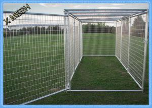 Buy cheap 11 Gauge Galvanised Weld Mesh Panels Painted Outdoor Dog Kennel 10X10X6 Foot product