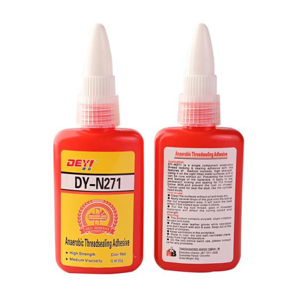 Buy cheap Red High Strength Anaerobic Adhesive Threadlocker For Industrial Fastening product