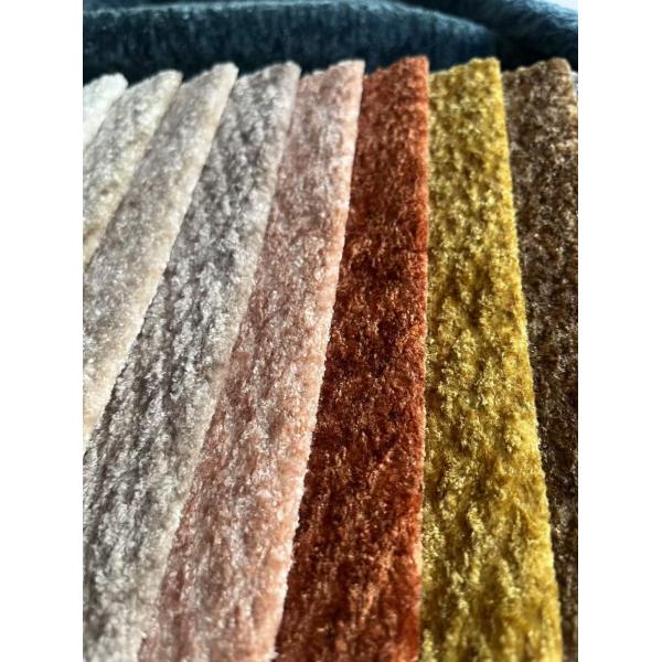 Durable Comfortable Embossed Jacquard Fabric Waterproof Knit Fabric Sofa Fabric Factory