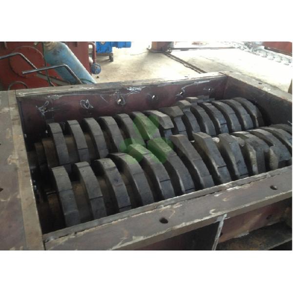 Durable Pvc Pipe Shredder Machine , Plastic Waste Shredding Machine Optional Color