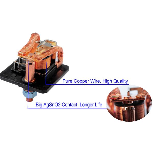 12V 200A Automotive Power Relay Mini ZL180 Starter Heavy Duty Charge For Car Truck
