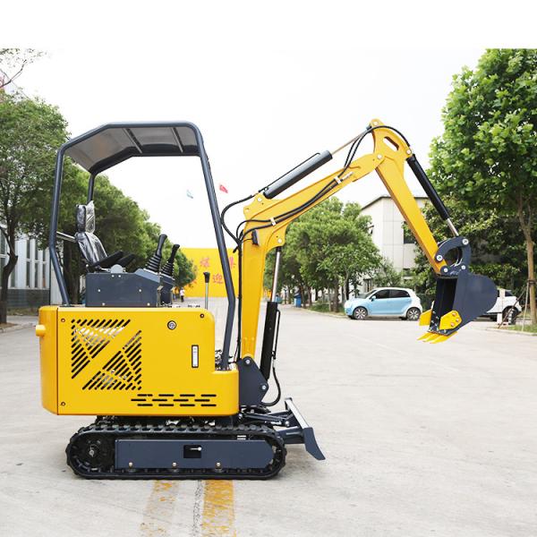 Diesel Mini Digger Agricultural Micro Clamshell Shovel Escavator 1.8 Ton Household Crawler 1ton Mini Excavator