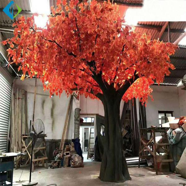 Customized Artificial Maple Tree For Landscaping Decoration 5-10 Years Life Time