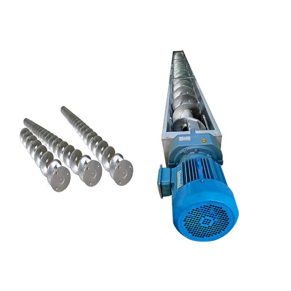 U Shape Viscous Material Use Sludge Screw Conveyor WLS Type