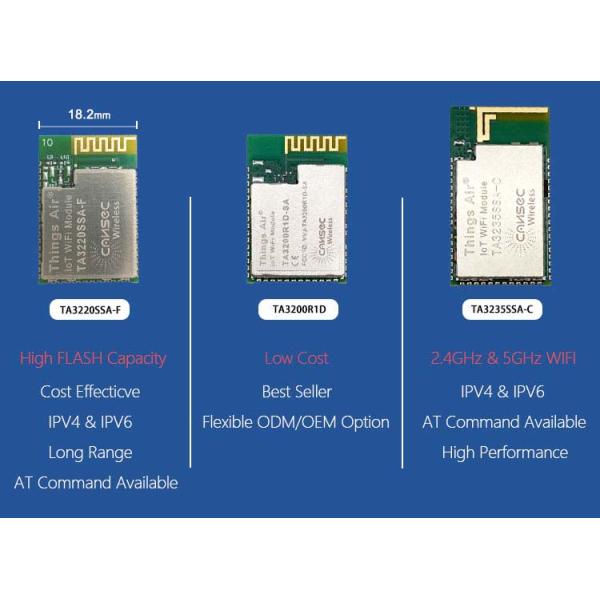 Cansec TA3220SSA-F IoT Wifi Module Wifi Transmitter Module Transparent AT Command