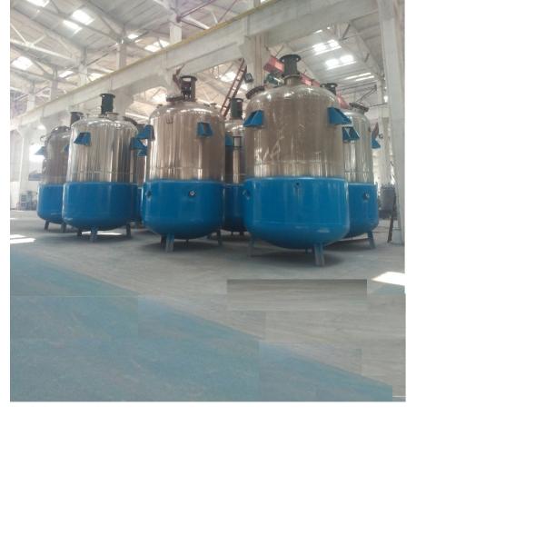 High Pressure Stainless Steel Chemical Storage Tanks Horizontal Industrial