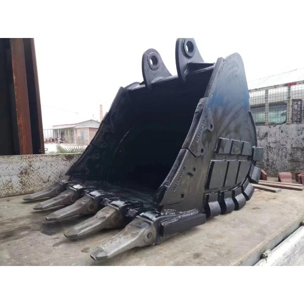 25T Heavy Duty Rock Bucket , Mining Excavator Bucket For Digging Rock Stone