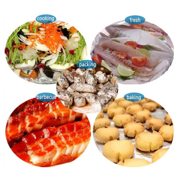 8006 Aluminium Foil Food Grade Jumbo Rolls 75ft For Various Use