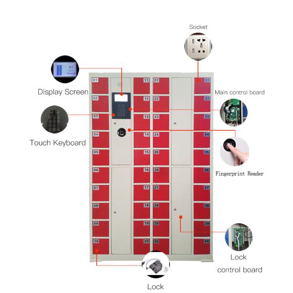 Fingerprint Food Storage Refridgerator Locker Intelligent Remote Control