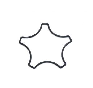 Buy cheap Custom 90 Shore A Neoprene Fireproof Silicone Rubber Gasket product