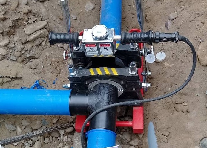 Buy cheap Polyethylene Pipe Manual Butt Fusion Welding Machine 44KG 220V product