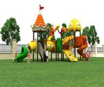Staticproof Kids Playground Slide With Plastic Tunnel UVproof