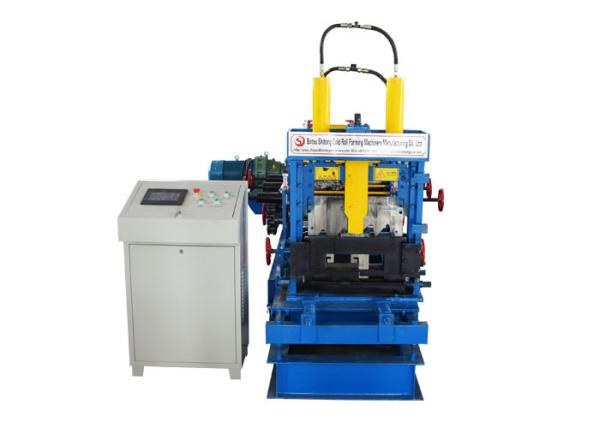 Quality Different Size C Section Roll Forming Machine , Purlin Roll Former With Manual Modify Mold for sale