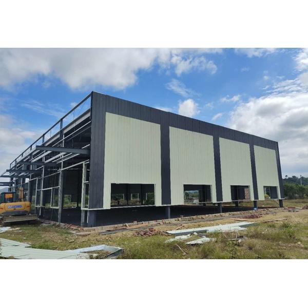 Customized Prefab Steel Structure Warehouse Box Type Frame ISO 9001 CE Standard