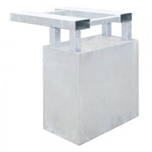 Buy cheap 1 Tonne Waste Bin Compactor Forklift Attachment Hot Dipped Galvanized Coating product