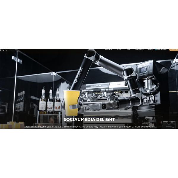 Hot Latte Italian Automatic Coffee Machine Espresso Baristas Robot with milk frother