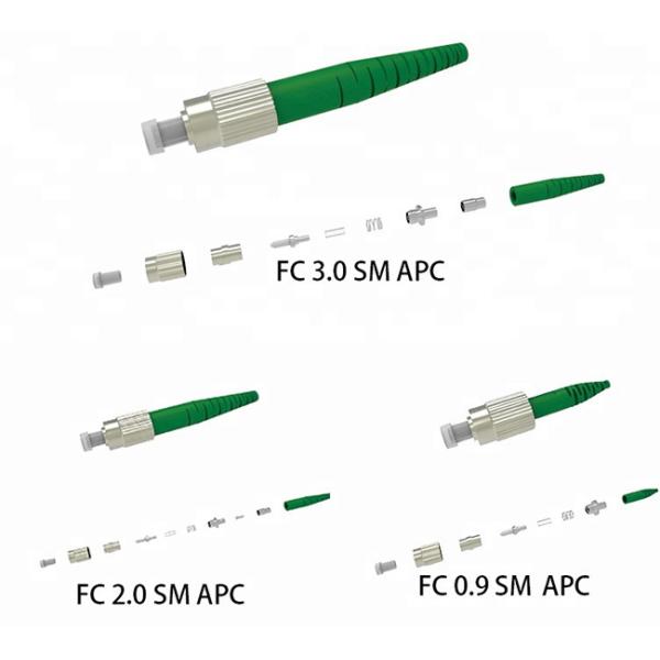 FC / APC Fiber Optic Connector -40 to 80°C Operating Temperature for Ftth and Network
