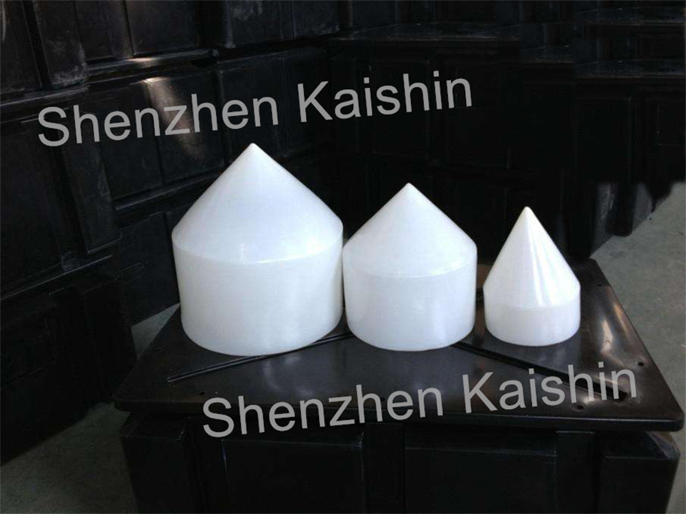 Marine Aluminum Alloy Dock Plastic Pile Cap for Marina Dock Pile Guide
