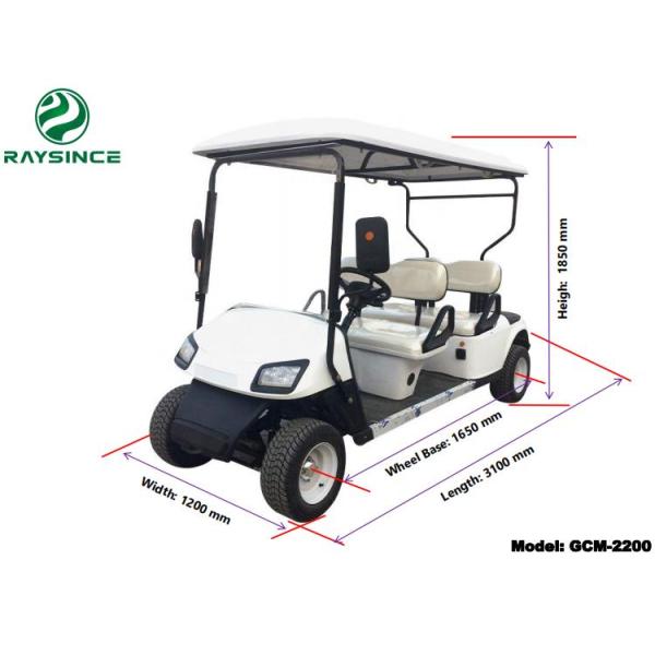 CE approved electric golf trolley 3500W motor 4 seats adutl electric golf cart with pu seat