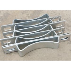 Flat Rolled Steel Electric Power Fitting , Transmission Line Hardware Fittings