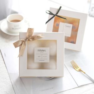 Buy cheap C2S Art Paper White Bakery Box Window Pie Beautifully Wrapped product