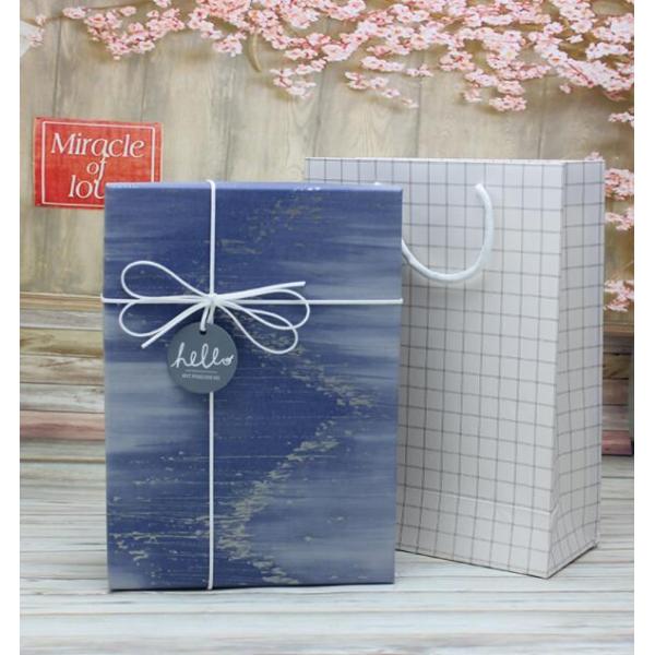 Custom Printing Cardboard Gift Packaging Boxes Clamshell Folding Paper Box