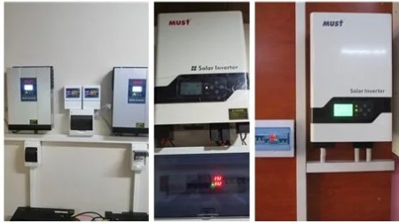 Outdoor 5KW Hybrid Solar Power System Photovoltaic Solar Carport Complete Kit