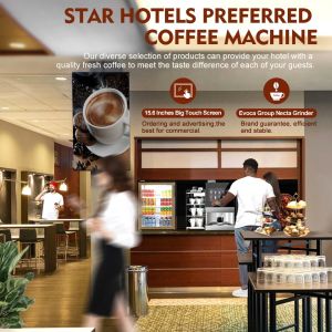 Smart Touch Screen Cafe Vending Machine For Commercial Use