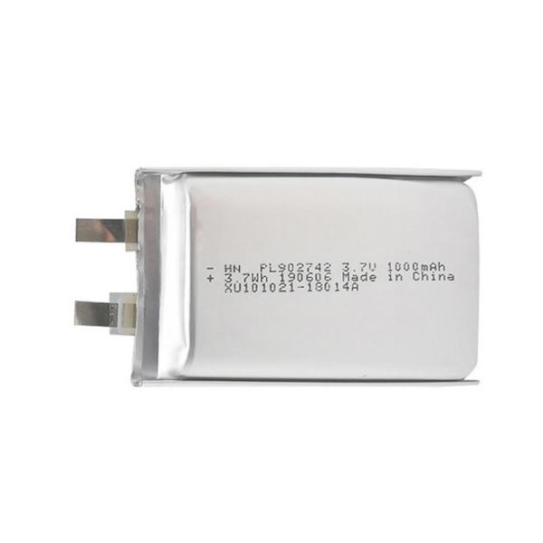 Small PL902742 1000mAh 3.7V Lithium Ion Polymer Battery