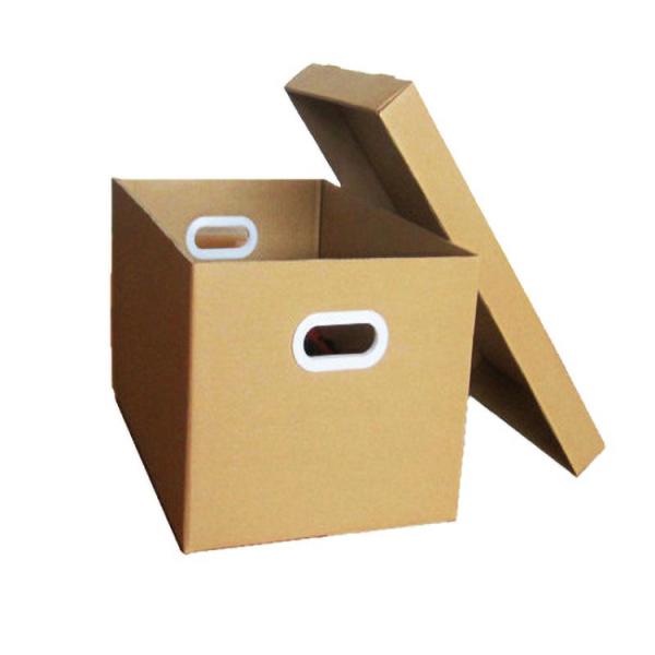 OEM Handmade Corrugated Gift Box With Lid Multifunctional Durable