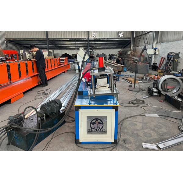 “102mm Rolling Shutter Door Roll Forming Machine 150mm Width Material Rolling Shutter Machine for Dominican Republic Market High Speed 102mm Roller