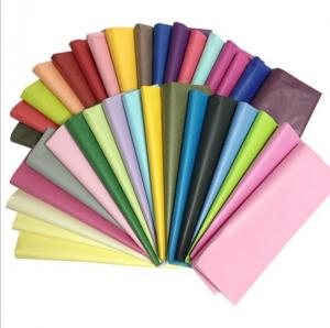 China Flexible Decorative Tissue Paper Moistureproof Breathable Thin Colorful Wrapping Paper on sale