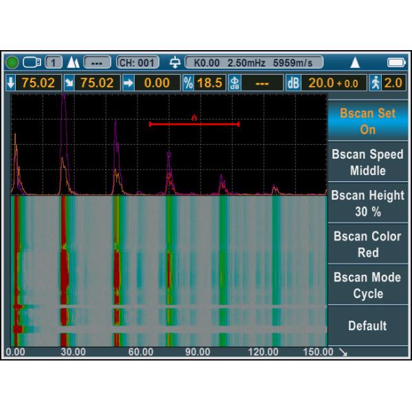 Ultrasonic flaw detector TFD807C
